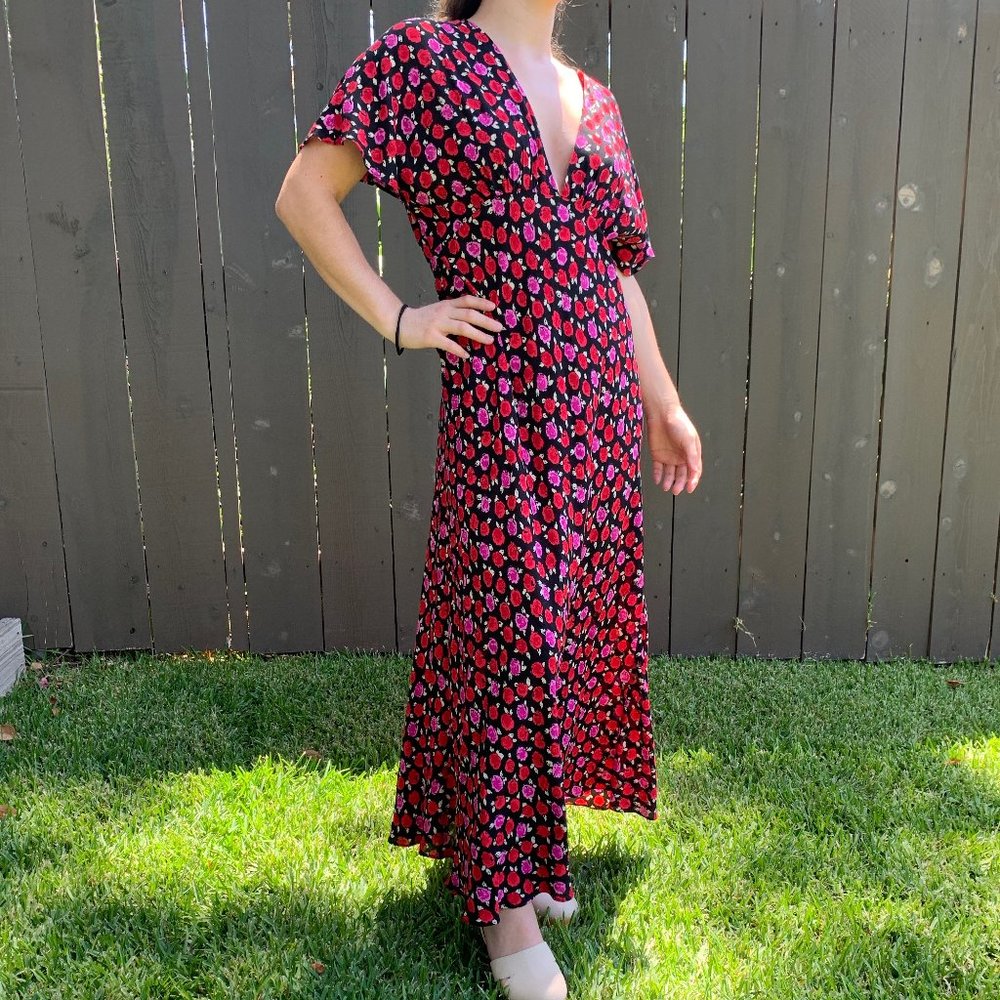 Zara Floral Maxi Dress, L